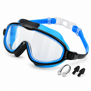 Empire Royals swim goggles in black & blue.