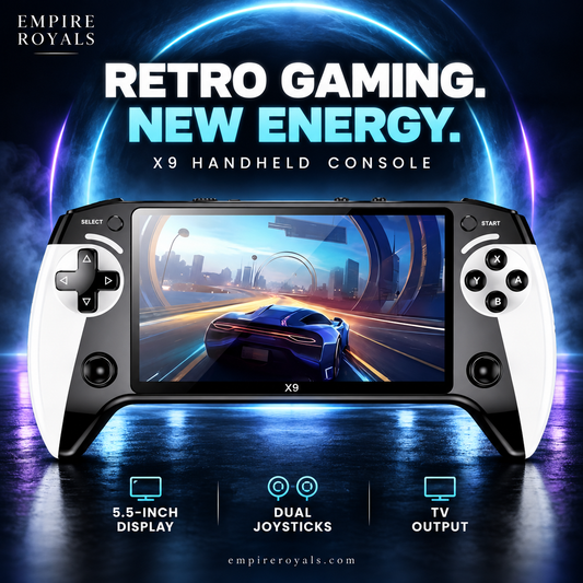 X9 5.5-Inch Handheld Retro Game Console
