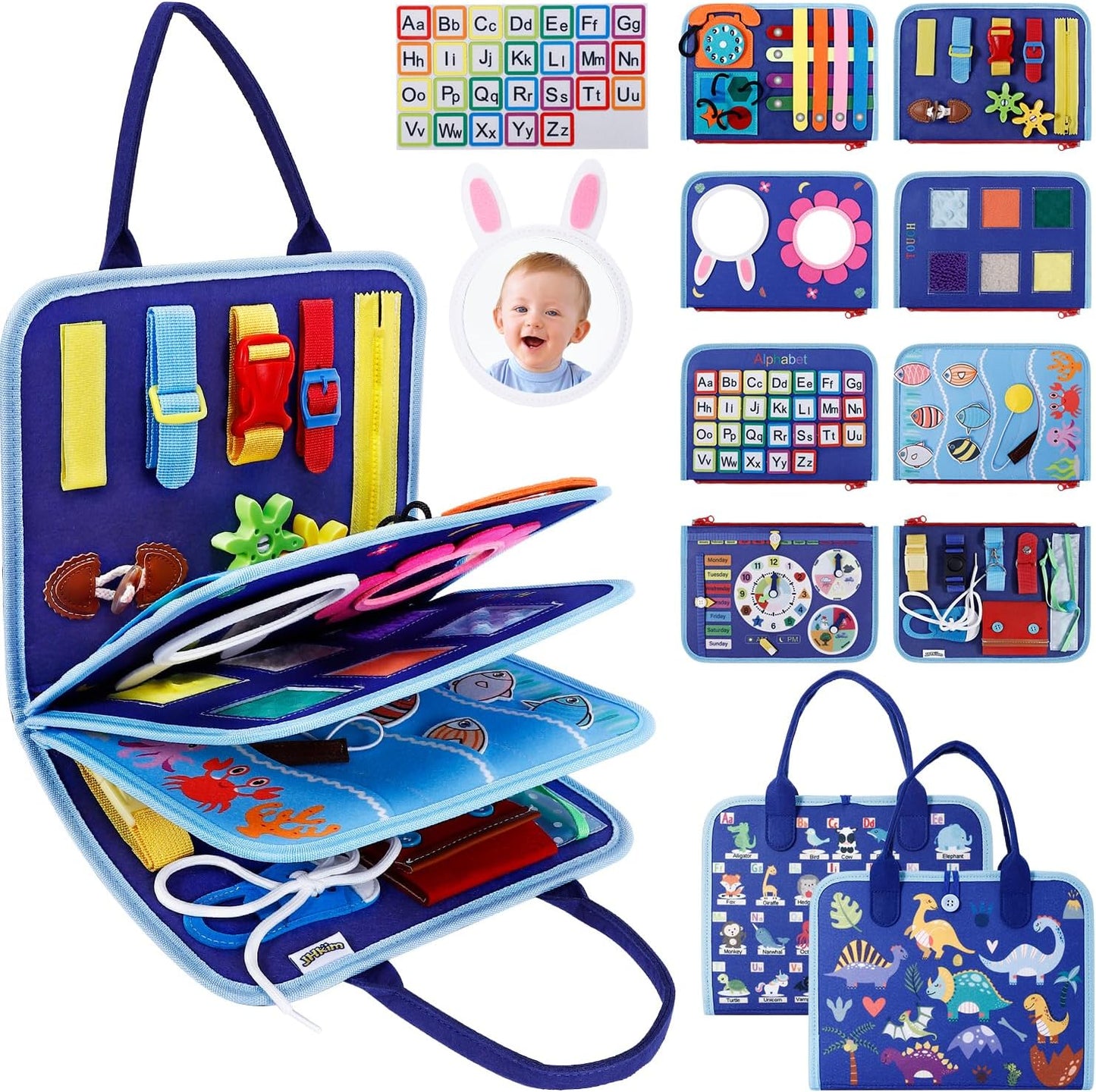 Busy Board Montessori Toys for Boys Girls