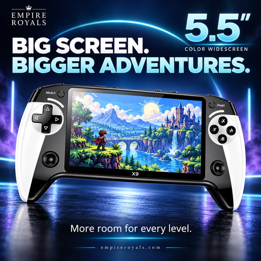 X9 5.5-Inch Handheld Retro Game Console