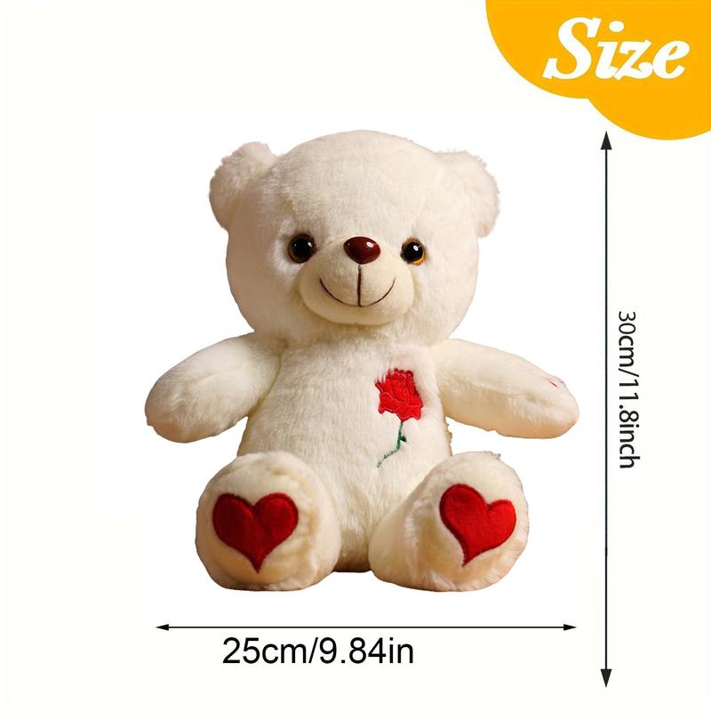 Stitched Glow Bear – Soft LED Plush Toy