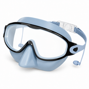 Empire Royals nose-cover swim mask in blue grey & black.