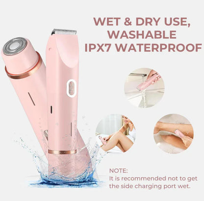Dual-Head Precision Electric Shaver & Trimmer