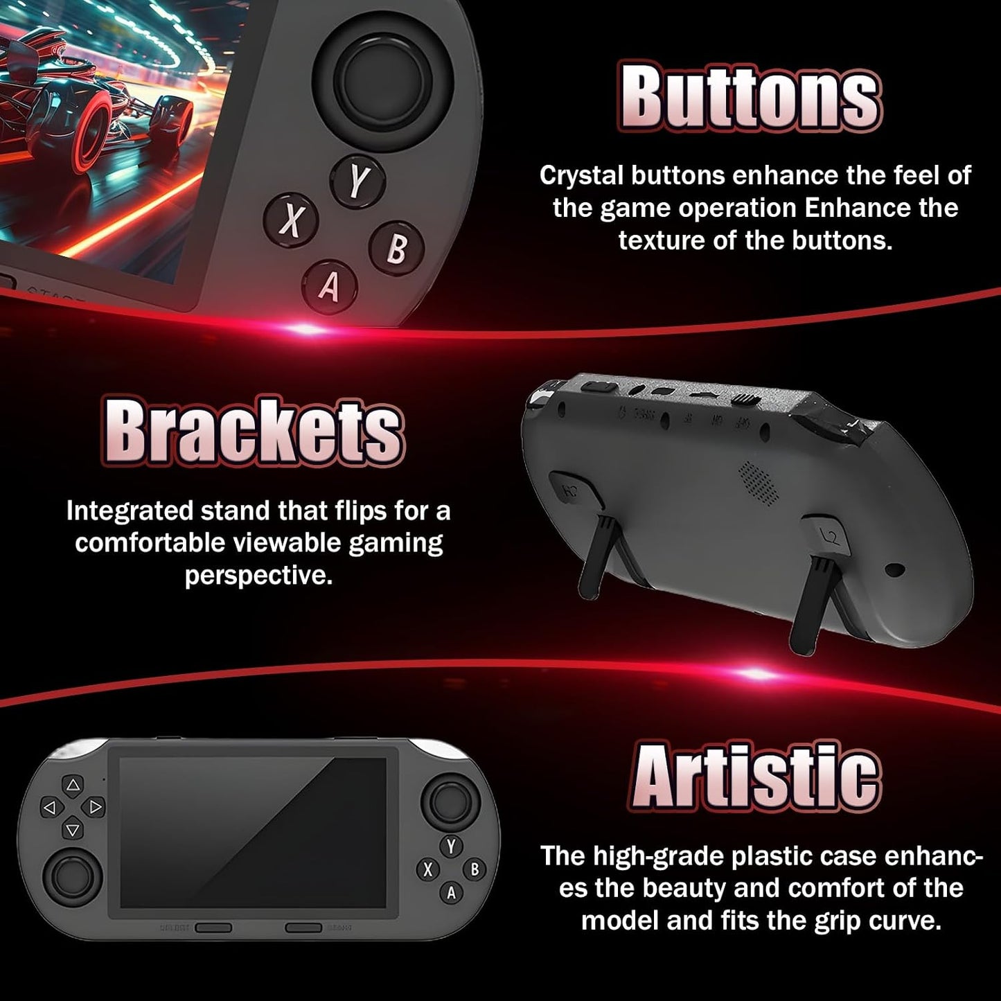 SF3000 Handheld Retro Game Console | 20000+ GAMES | 3000Mah
