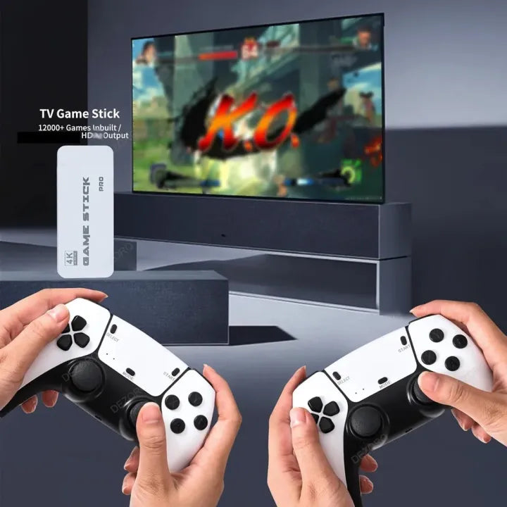M15 4K Retro Game Stick with Dual Wireless Controllers