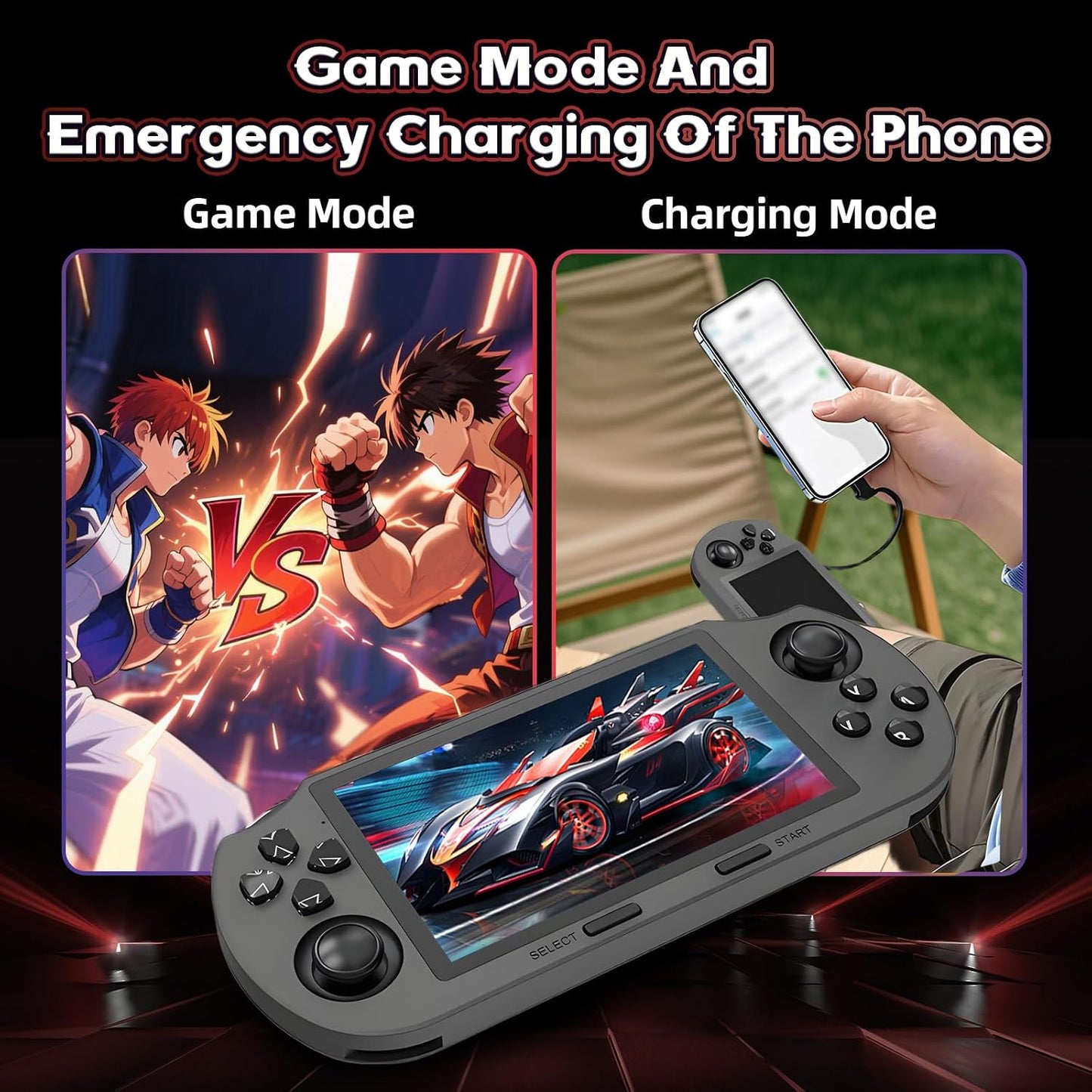 SF3000 Handheld Retro Game Console | 20000+ GAMES | 3000Mah