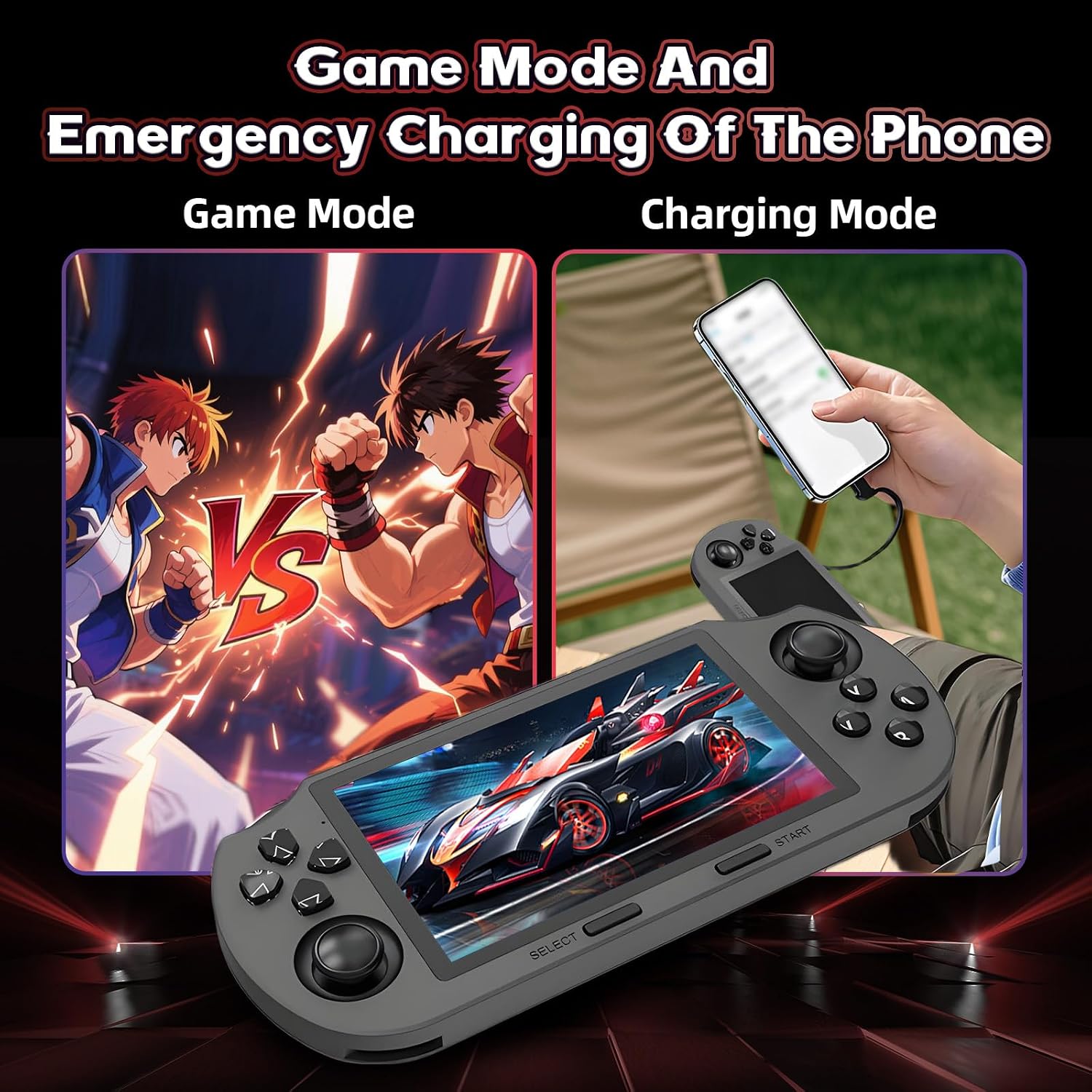 SF3000 Handheld Retro Game Console | 20000+ GAMES | 3000Mah