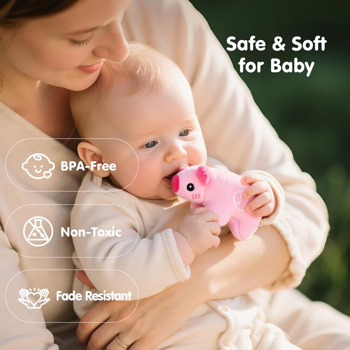 Baby Toys 6-12 Months, Surprise Barn Farm Animals with Sounds Word