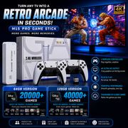 M15 4K Retro Game Stick with Dual Wireless Controllers