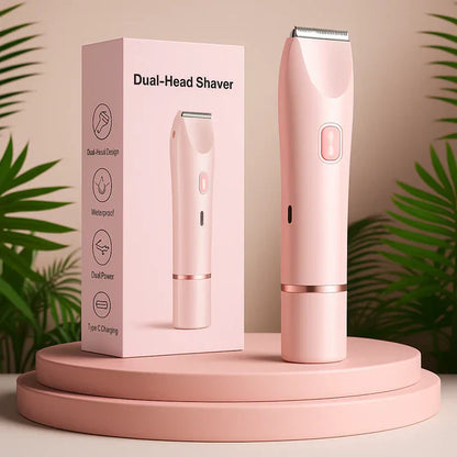 Dual-Head Precision Electric Shaver & Trimmer