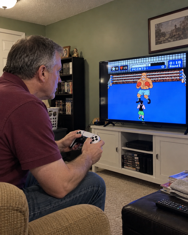 Customer showcase featuring Punch-Out!!