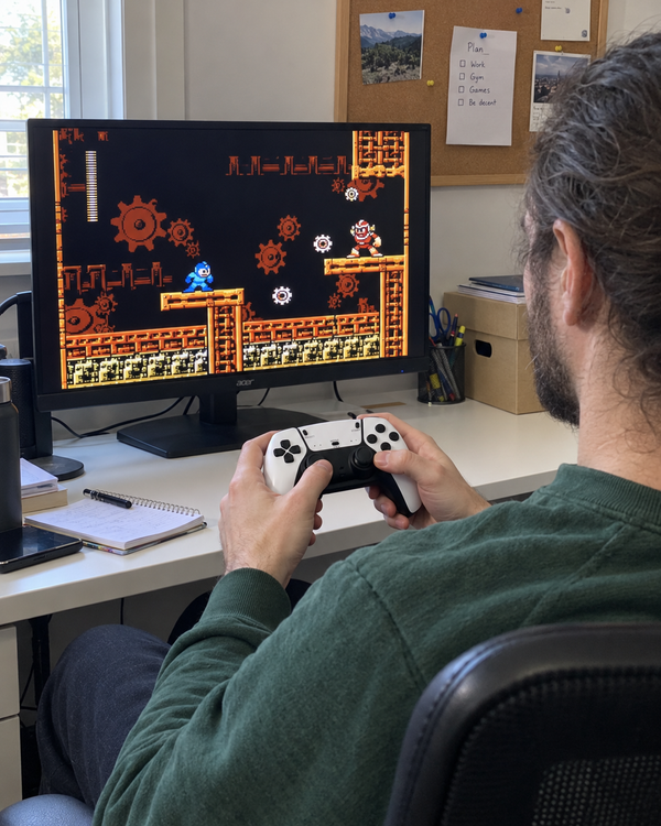 Customer showcase featuring Mega Man 2