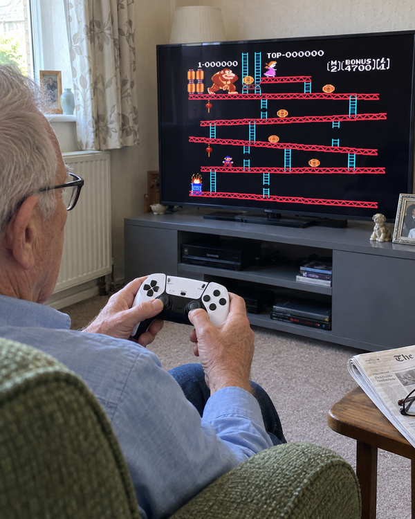 Customer showcase featuring Donkey Kong