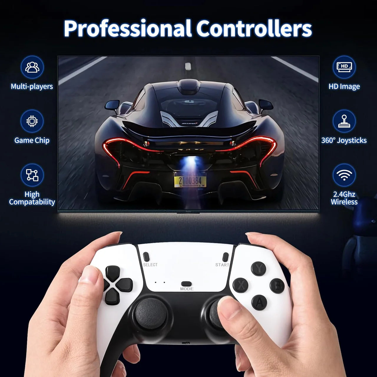 4K Ultra HD Wireless TV Game Stick Pro